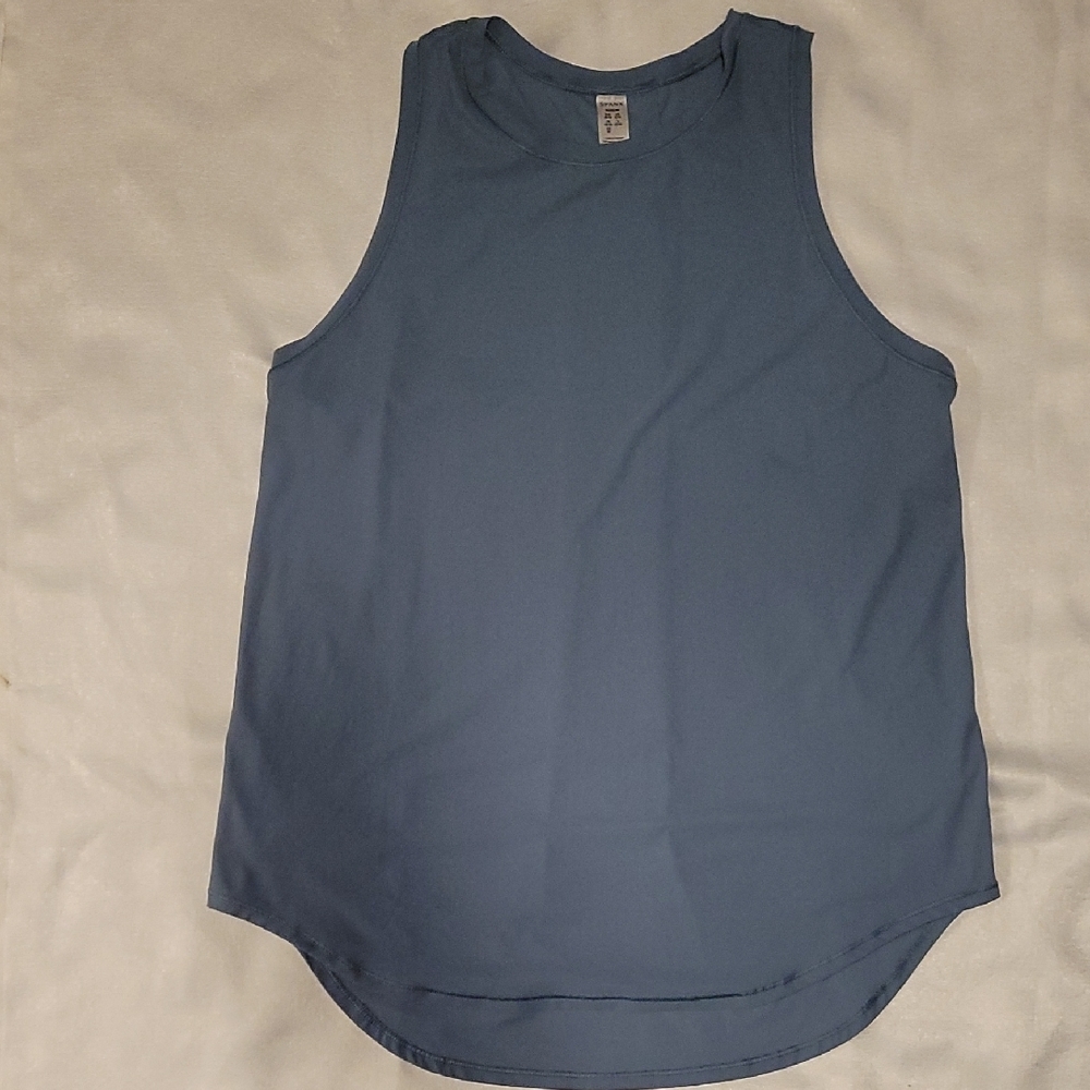 Spanx Blue Sleeveless Tank Top